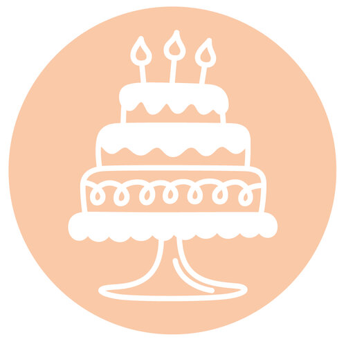 Honey Bee Stamps - Wax Stamper - Birthday Cake 3 Honey Bee Stamps - Wax Stamper - Birthday Cake