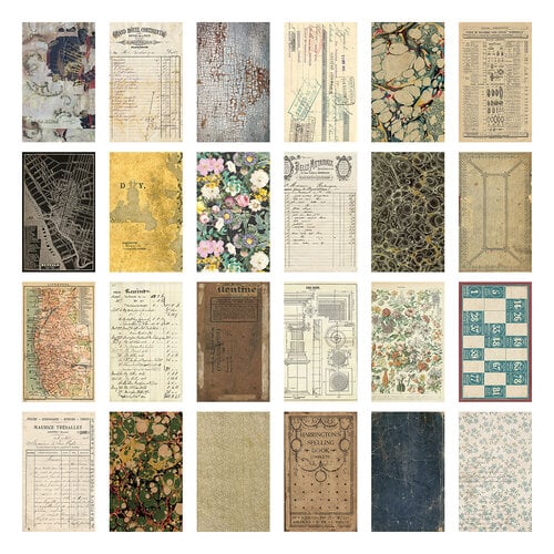 Idea-ology - Tim Holtz - 6 x 10 Backdrops - Volume Two