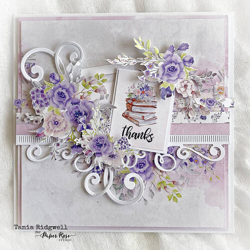 Paper Rose - 6 x 6 Collection Pack - Purple Haze 3 Paper Rose - 6 x 6 Collection Pack - Purple Haze