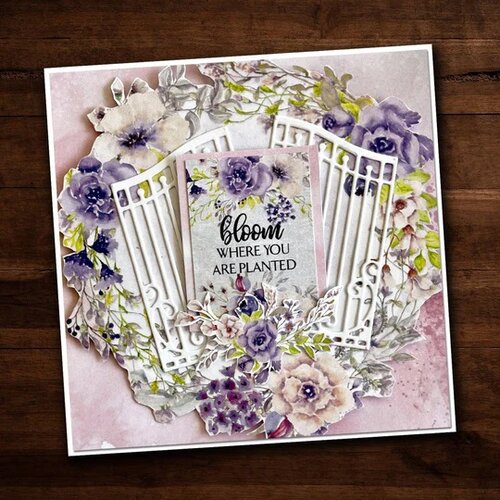 Paper Rose - 6 x 6 Collection Pack - Purple Haze 8 Paper Rose - 6 x 6 Collection Pack - Purple Haze