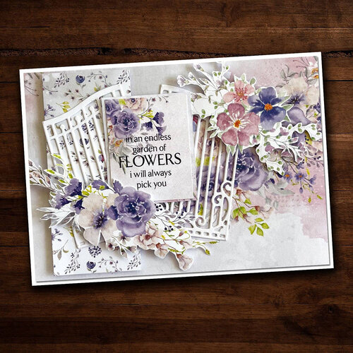 Paper Rose - 6 x 6 Collection Pack - Purple Haze 9 Paper Rose - 6 x 6 Collection Pack - Purple Haze
