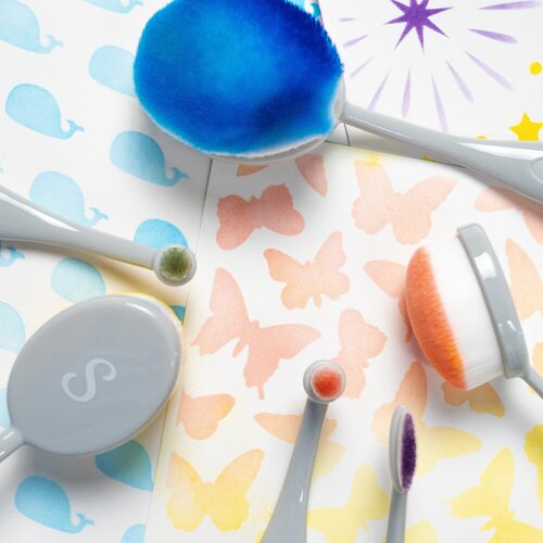 Scrapbook.com - Blending Brush Bundle - 6 Sizes