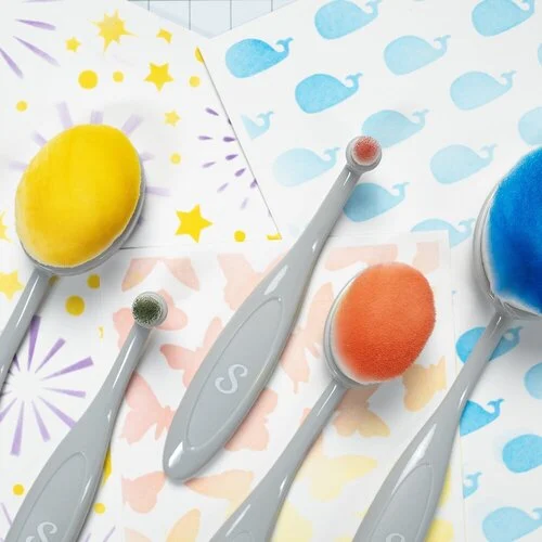 Scrapbook.com - Blending Brush Bundle - 6 Sizes 3 Scrapbook.com - Blending Brush Bundle - 6 Sizes