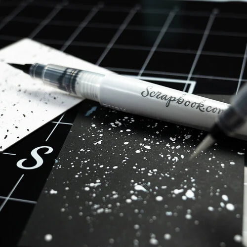 Scrapbook.com - Lustre Brushes Bundle - Brushes, Grip Mat 8 Scrapbook.com - Lustre Brushes Bundle - Brushes, Grip Mat