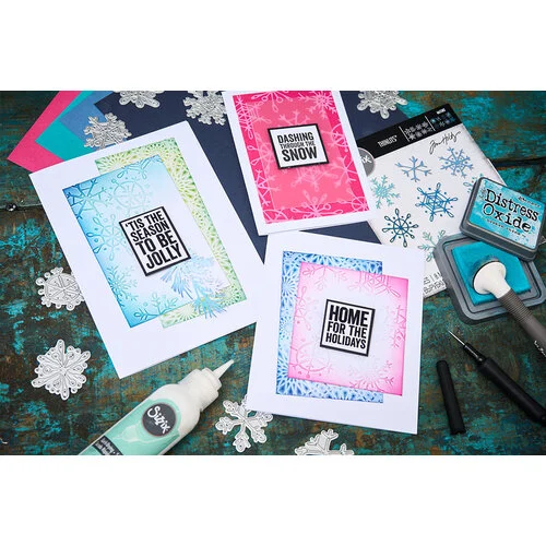 Sizzix - Tim Holtz - Thinlits Dies - Vault Holiday Greens Mini 5 Sizzix - Tim Holtz - Thinlits Dies - Vault Holiday Greens Mini