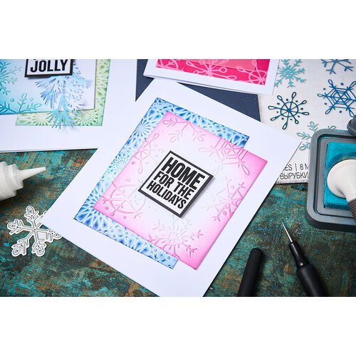 Sizzix - Tim Holtz - Thinlits Dies - Vault Holiday Greens Mini 6 Sizzix - Tim Holtz - Thinlits Dies - Vault Holiday Greens Mini