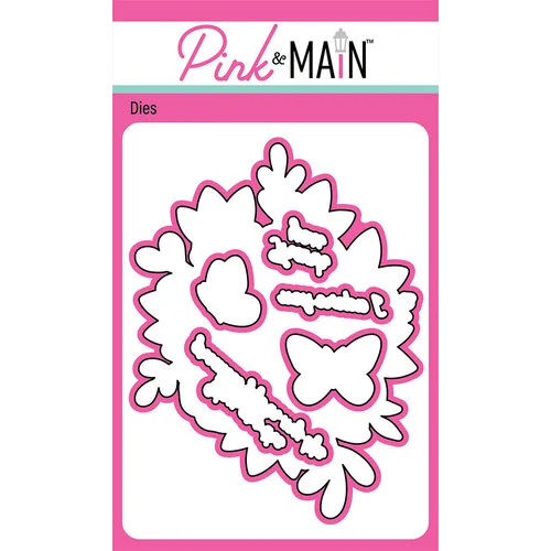 Pink and Main - Dies - Adore You Florals 1 Pink and Main - Dies - Adore You Florals