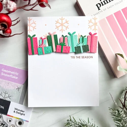 Scrapbook.com - Decorative Die Set - Beary Christmas