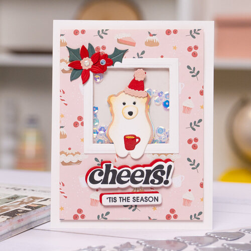 Scrapbook.com - Decorative Die Set - Beary Christmas
