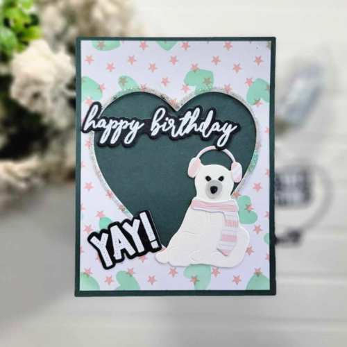 Scrapbook.com - Decorative Die Set - Beary Christmas