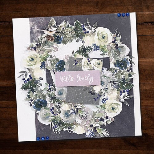 Paper Rose - 6 x 6 Collection Pack - Winter Rose 2 Paper Rose - 6 x 6 Collection Pack - Winter Rose