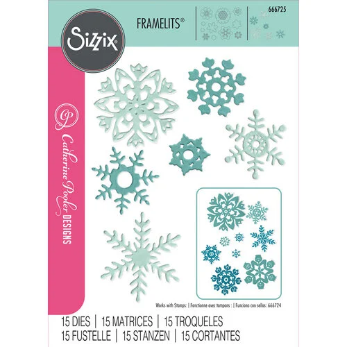 Sizzix - Catherine Pooler Designs - Framelits Dies - White Christmas