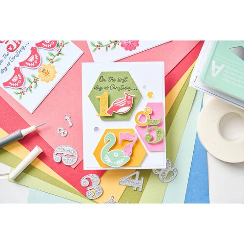 Sizzix - Catherine Pooler Designs - Thinlits Dies - Hanging Ornament Box 13 Sizzix - Catherine Pooler Designs - Thinlits Dies - Hanging Ornament Box
