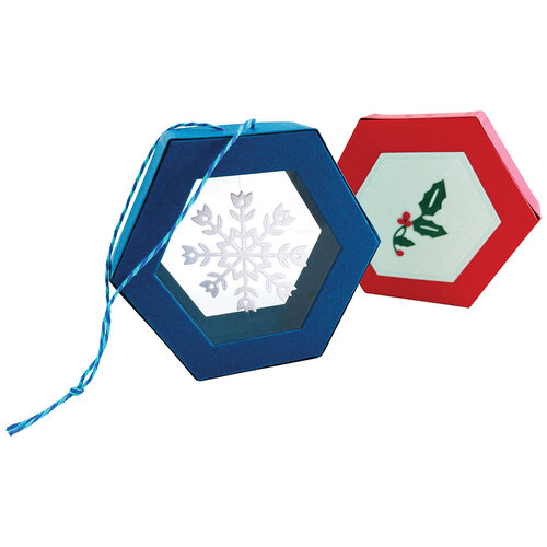 Sizzix - Catherine Pooler Designs - Thinlits Dies - Hanging Ornament Box 3 Sizzix - Catherine Pooler Designs - Thinlits Dies - Hanging Ornament Box