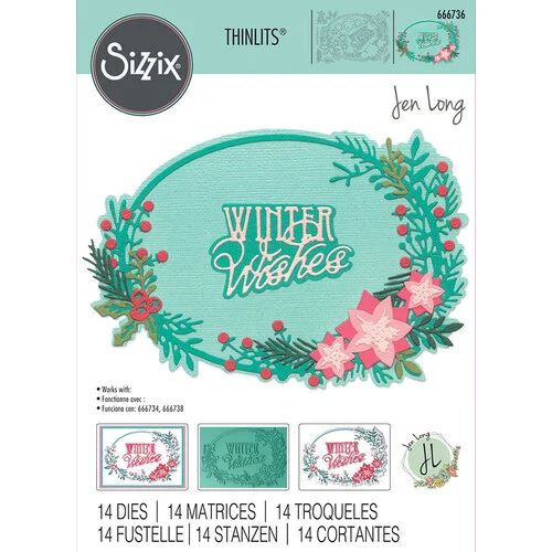 Sizzix - Thinlits Dies - Winter Wishes 1 Sizzix - Thinlits Dies - Winter Wishes