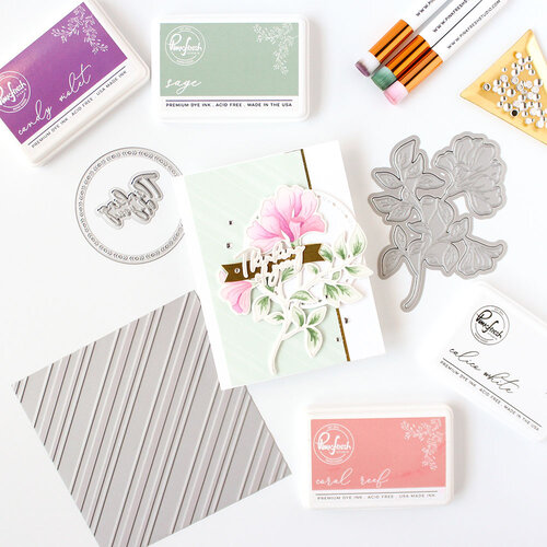 Pinkfresh Studio - Press Plates - Diagonal Plaid