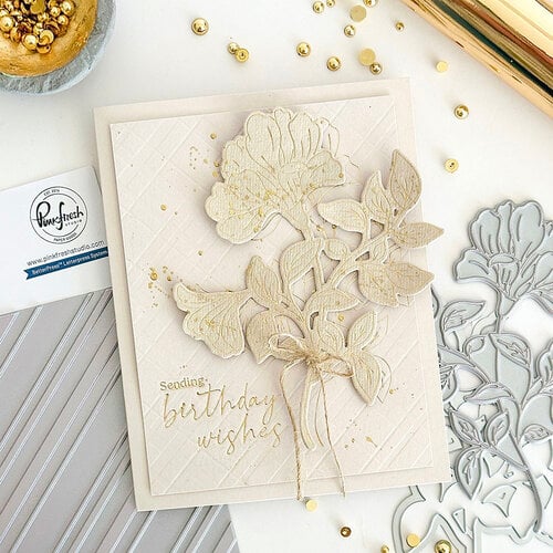 Pinkfresh Studio - Press Plates - Diagonal Plaid