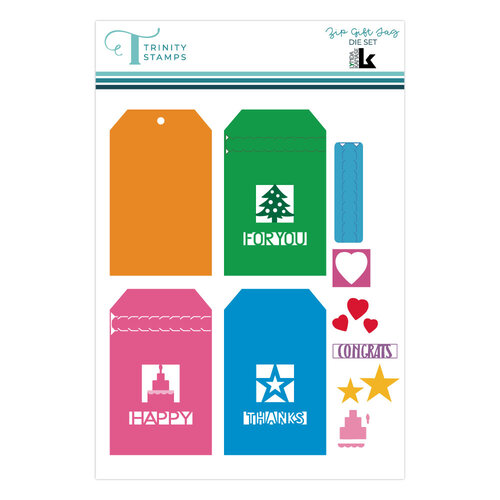 Trinity Stamps - Dies - Zip Gift Tag 1 Trinity Stamps - Dies - Zip Gift Tag