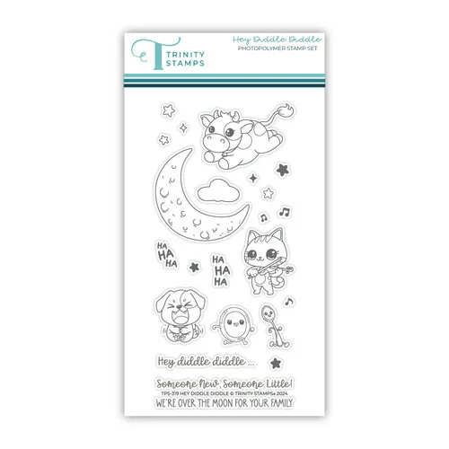Trinity Stamps - Clear Photopolymer Stamps - Hey Diddle Diddle 1 Trinity Stamps - Clear Photopolymer Stamps - Hey Diddle Diddle