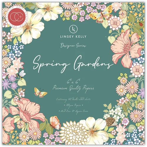 Craft Consortium - Spring Gardens Collection - 6 x 6 Paper Pad 1 Craft Consortium - Spring Gardens Collection - 6 x 6 Paper Pad