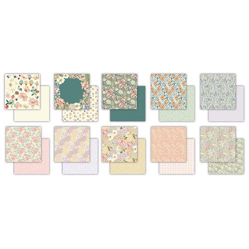 Craft Consortium - Spring Gardens Collection - 6 x 6 Paper Pad 2 Craft Consortium - Spring Gardens Collection - 6 x 6 Paper Pad