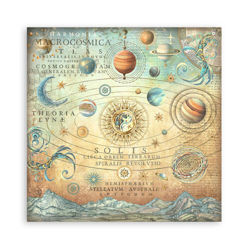 Stamperia - Fortune Collection - 8 x 8 Paper Pad - Single Face