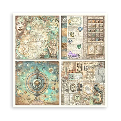 Stamperia - Fortune Collection - 8 x 8 Paper Pad - Single Face