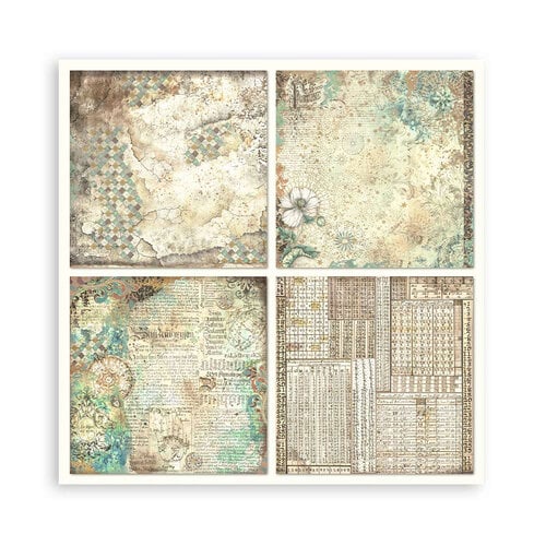 Stamperia - Fortune Collection - 8 x 8 Paper Pad - Single Face