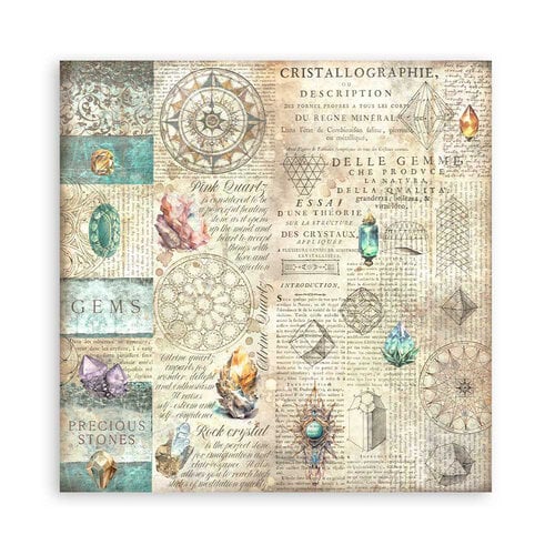 Stamperia - Fortune Collection - 8 x 8 Paper Pad - Single Face