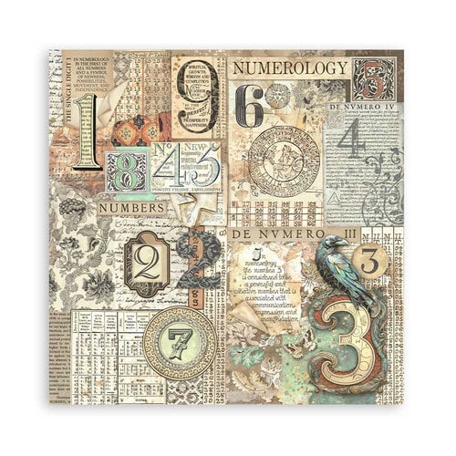 Stamperia - Fortune Collection - 8 x 8 Paper Pad - Single Face