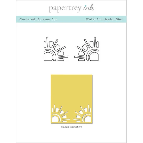 Papertrey Ink - Metal Dies - Cornered - Summer Sun
