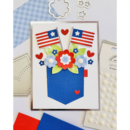 Doodlebug Design - Hometown USA Collection - Doodle Cuts - Metal Dies - Pocket Full O' Pride 3 Doodlebug Design - Hometown USA Collection - Doodle Cuts - Metal Dies - Pocket Full O' Pride