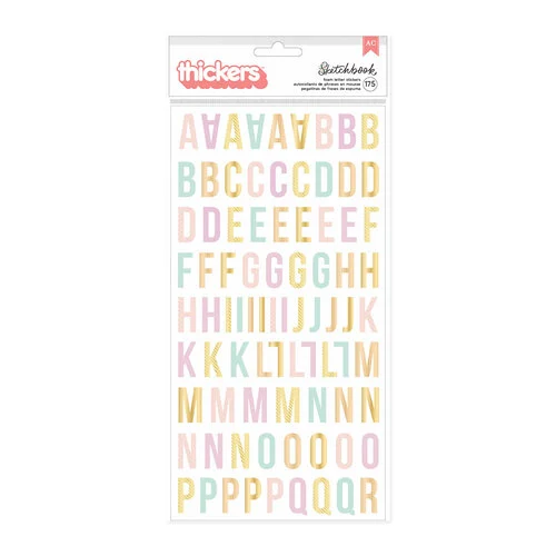 Bea Valint - Sketchbook Collection - Thickers - Alphabet