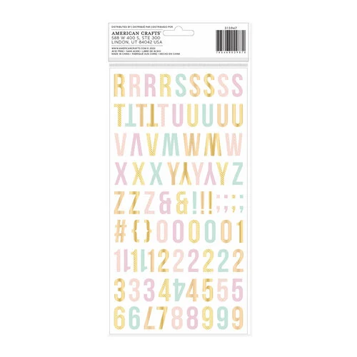 Bea Valint - Sketchbook Collection - Thickers - Alphabet