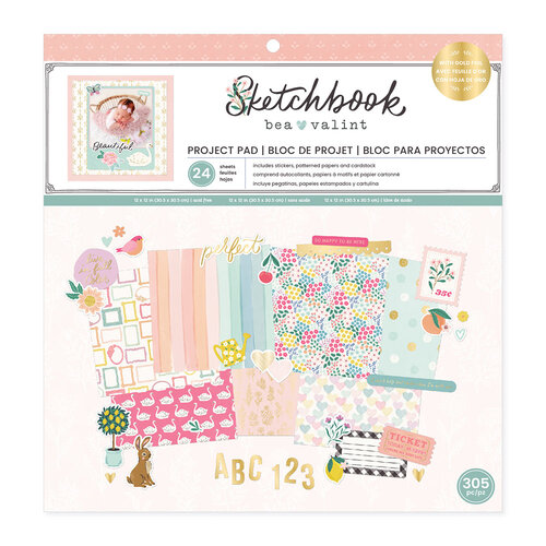 Bea Valint - Sketchbook Collection - 12 x 12 Project Pad