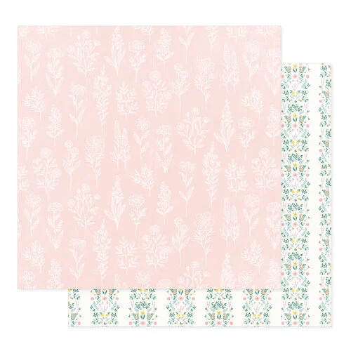 Bea Valint - Sketchbook Collection - 12 x 12 Double Sided Paper - Dainty