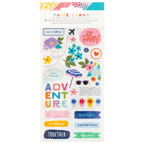 Paige Evans - Adventurous Collection - Rub-On Transfers 1 Paige Evans - Adventurous Collection - Rub-On Transfers