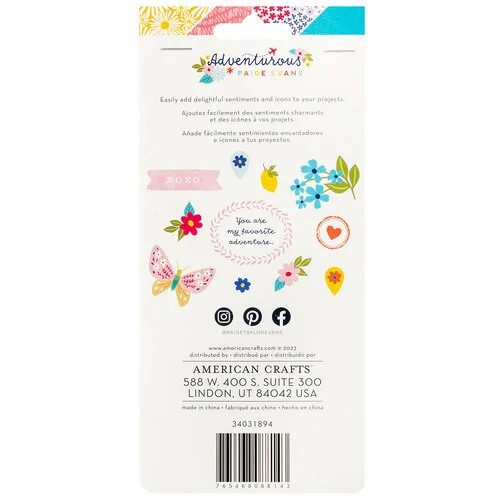 Paige Evans - Adventurous Collection - Rub-On Transfers 2 Paige Evans - Adventurous Collection - Rub-On Transfers