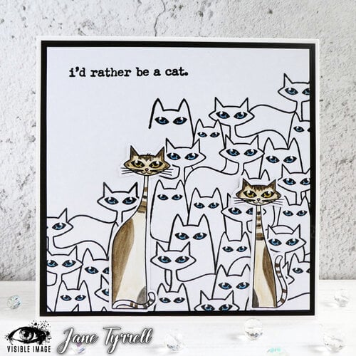 Visible Image - Clear Photopolymer Stamps - Cat-tastic Background 3 Visible Image - Clear Photopolymer Stamps - Cat-tastic Background
