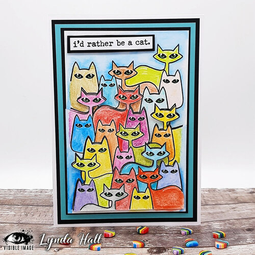 Visible Image - Clear Photopolymer Stamps - Cat-tastic Background 4 Visible Image - Clear Photopolymer Stamps - Cat-tastic Background