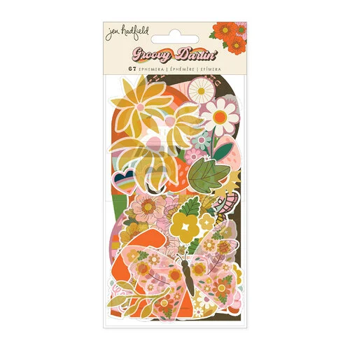 Jen Hadfield - Groovy Darlin Collection - Ephemera - Icon - Copper Foil