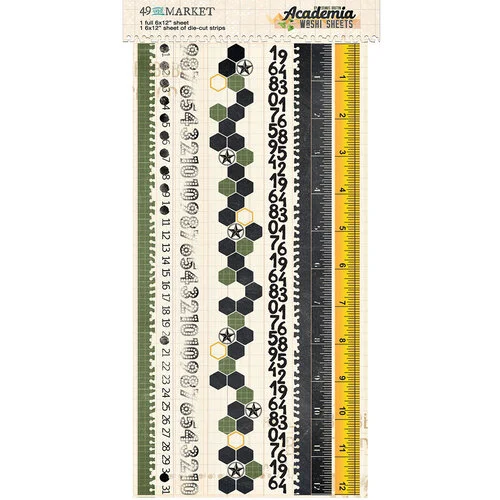 49 and Market - Academia Collection - Washi Tape 1 49 and Market - Academia Collection - Washi Tape