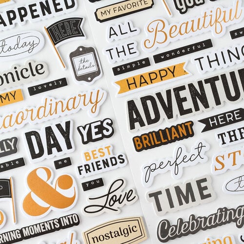 BoBunny - Charmed Chronicles Collection - Thickers - Phrase 3 BoBunny - Charmed Chronicles Collection - Thickers - Phrase