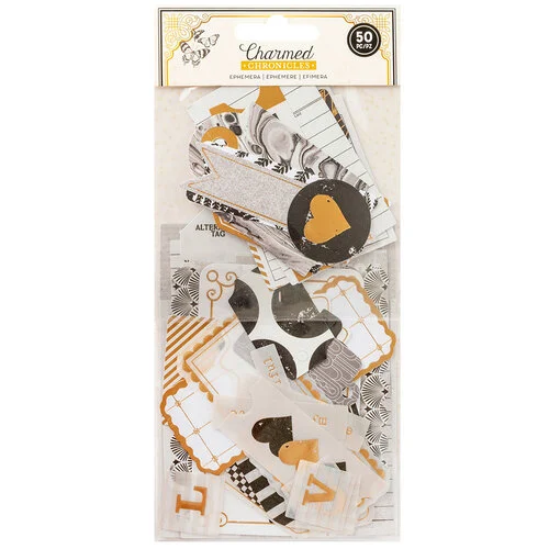 BoBunny - Charmed Chronicles Collection - Ephemera - Journaling 1 BoBunny - Charmed Chronicles Collection - Ephemera - Journaling