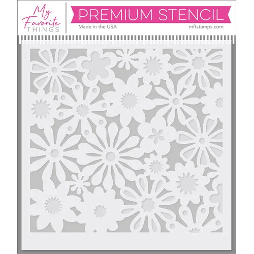 My Favorite Things - Stencils - Funky Florals