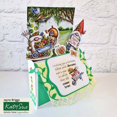 Katy Sue Designs - Paper Crafts Pad - Garden Gnomes 3 Katy Sue Designs - Paper Crafts Pad - Garden Gnomes