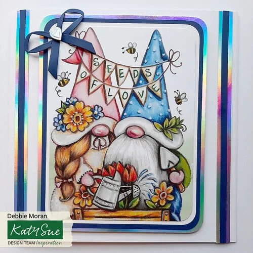 Katy Sue Designs - Paper Crafts Pad - Garden Gnomes 6 Katy Sue Designs - Paper Crafts Pad - Garden Gnomes