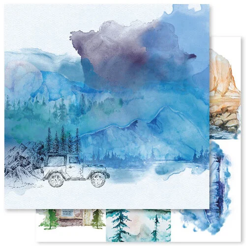 Paper Rose - 12 x 12 Collection Pack - Forest Trip