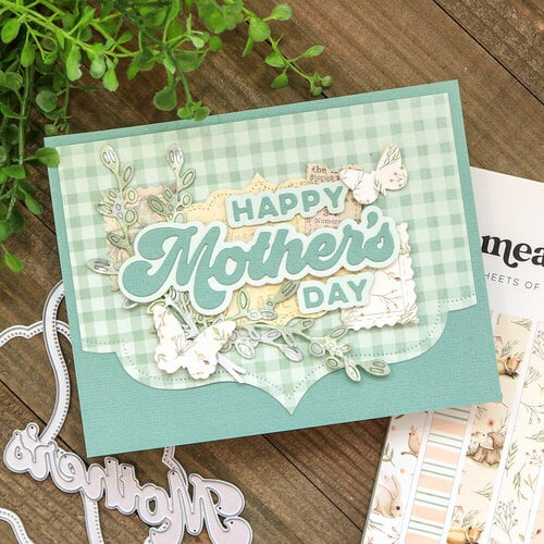 Scrapbook.com - Decorative Die Set - Happy Mother's Day