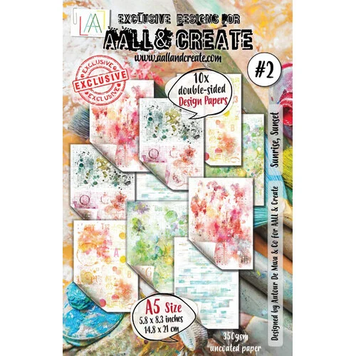 AALL and Create - A5 Paper Pack - Sunrise, Sunset